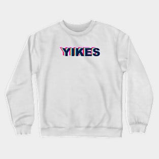 Yikes Rainbow Crewneck Sweatshirt